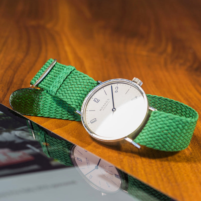 Loja de Relógios Monocromáticos | Perlon Strap - Verde