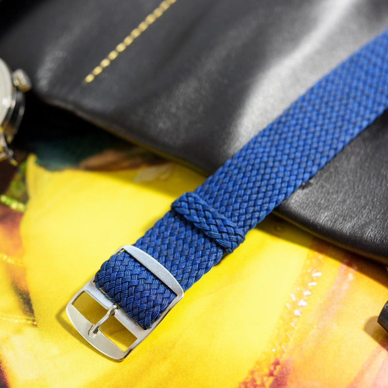 Loja de Relógios Monocromáticos | Perlon Strap - Azul Marinho