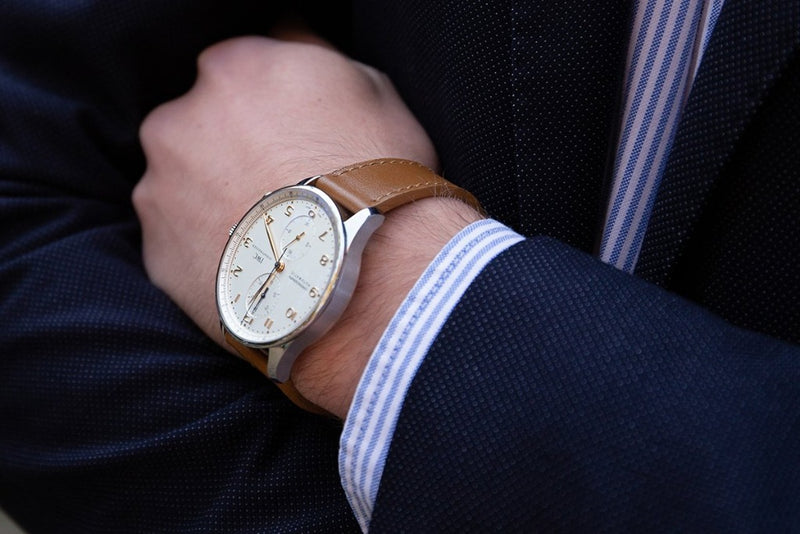 Loja de Relógios Monocromáticos | Smooth Calfskin Watch Strap - Fudge