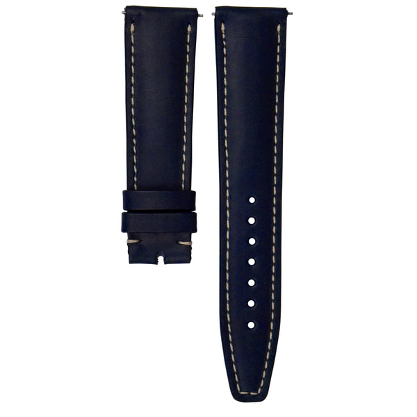 Loja de Relógios Monocromáticos | Cuoio Toscane Calf Skin Watch Strap - Azul