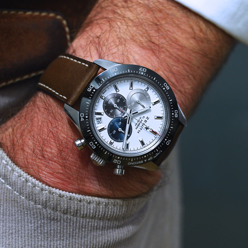 Loja de Relógios Monocromáticos | Cuoioio Toscane Calfskin Watch Strap - Brown